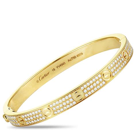 cartier diamond bangle|cartier all diamond bracelet price.